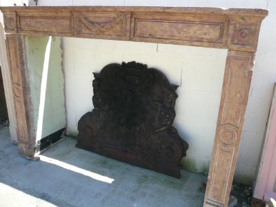  LOUIS XVI FIREPLACE - Antique fireplaces
